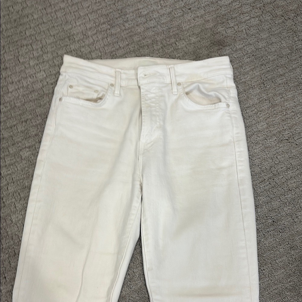 Mother Jeans - cream color